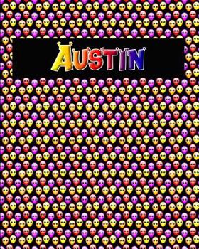Paperback 120 Page Handwriting Practice Book with Colorful Alien Cover Austin: Primary Grades Handwriting Book