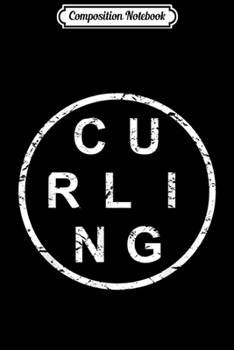 Composition Notebook: Stylish Curling  Journal/Notebook Blank Lined Ruled 6x9 100 Pages