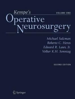 Hardcover Kempe's Operative Neurosurgery. Volume One: Cranial, Cerebral, and Intracranial Vascular Disease Book