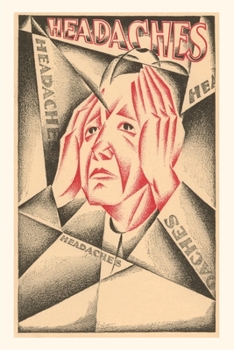 Paperback Vintage Journal Cubist Headaches Book