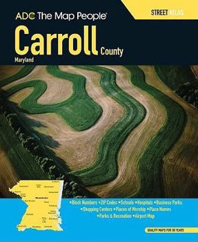 Paperback Carroll County, Maryland Street Atlas Book