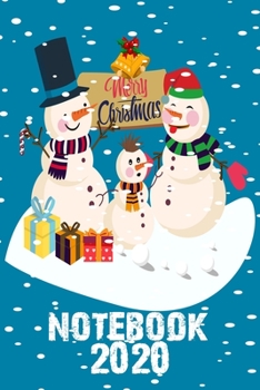 Paperback Merry Christmas Notebook 2020: Notebook / Journal Gift (6x9 - 110 pages) Book