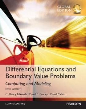 Paperback Differential Equations and Boundary Value Problems: Computing and Modeling, Global Edition Book