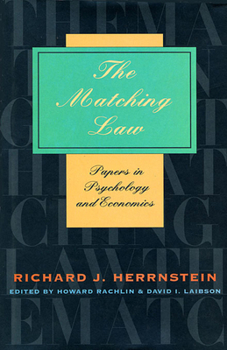 Paperback The Matching Law: Papers in Psychology and Economics Book