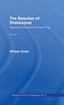 Paperback Beauties of Shakespeare Cb: Eighteenth Century Shakespeare Volume 9 - 2 Volumes Book