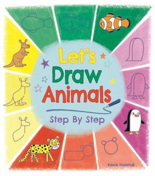 Paperback Let's Draw Animals Step by Step Book