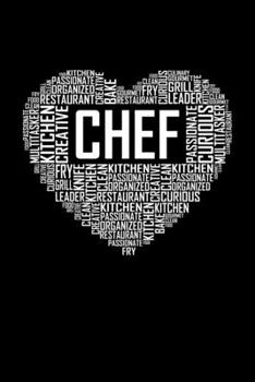 Chef Heart: 6x9 Ruled Notebook, Journal, Daily Diary, Organizer, Planner