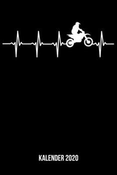 Kalender 2020: Terminplaner A5 - Motocross Herzschlag Heartbeat Wochenkalender & Monatsplaner 2020 - Geschenk für Motocross-Fahrer (German Edition)