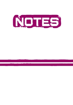 Notes: (7" x 10") Notebook