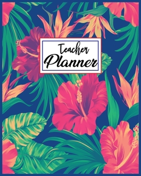 Paperback Teacher Planner: Lesson Planner 2020 for Teachers With Daily, Weekly and Monthly Lesson Planner. Book