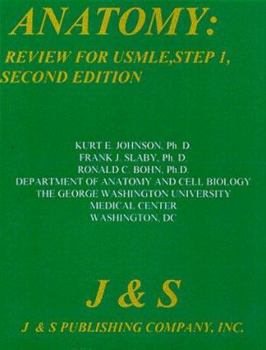Paperback Anatomy: Review for USMLE, Step 1 Book