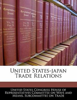 Paperback United States-japan Trade Relations Book