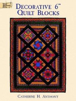 Paperback Decorative 6-Inch Quilt Blocks Book