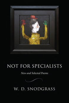 Paperback Not for Specialists: New and Selected Poems Book