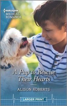 Mass Market Paperback A Pup to Rescue Their Hearts [Large Print] Book