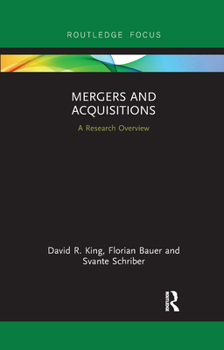 Paperback Mergers and Acquisitions: A Research Overview Book