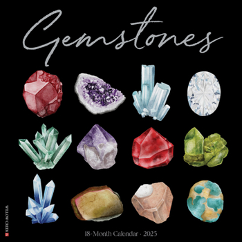 Calendar Gemstones 2025 12 X 12 Wall Calendar Book
