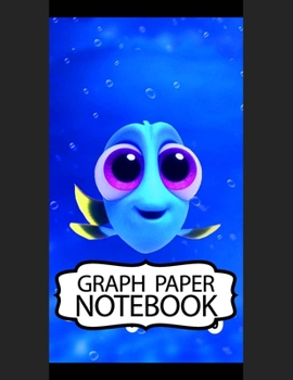 Notebook: Finding Nemo Adventure Fans Cheerful Clownfish Funny Swimming Ocean Life, Graph Paper Girls Kids Elementary School Paper 8.5 x 11 Inches 110 Pages