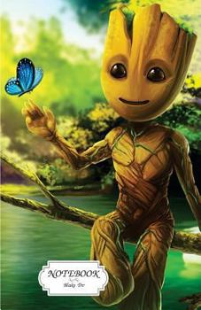 Notebook : Baby Groot Artwork : Journal Dot-Grid,Graph,Lined,Blank No Lined, Small Pocket Notebook Journal Diary, 120 Pages, 5. 5 X 8. 5 (Blank Notebook Journal)