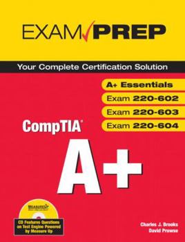 Paperback CompTia A+: Exams A+ Essentials (220-601), 220-602, 220-603, 220-604 [With CDROM] Book