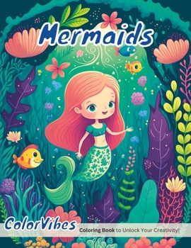Paperback Mermaids Under the Sea: A Mermaid Coloring Adventure: Coloring Book