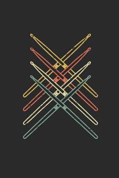 Drumstick: Dotted Bullet Grid Notebook – Music Instrument Gift Idea For Musician And Drummer