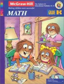 Paperback Spectrum Math, Kindergarten (Little Critter Workbooks) Book