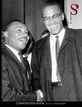 Paperback Sacred Struggle(TM) No. 55 - Malcolm & Martin Composition Book Wide Ruled Book