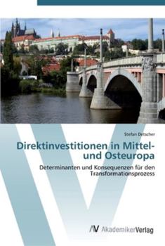 Paperback Direktinvestitionen in Mittel- und Osteuropa [German] Book