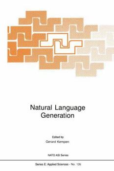 Paperback Natural Language Generation: New Results in Artificial Intelligence, Psychology and Linguistics Book