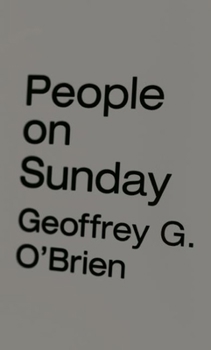 Hardcover People on Sunday Book