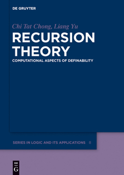 Hardcover Recursion Theory: Computational Aspects of Definability Book