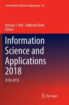 Paperback Information Science and Applications 2018: Icisa 2018 Book