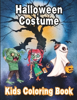 Paperback Halloween Costume Kids Coloring Book