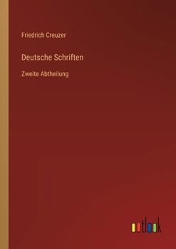 Paperback Deutsche Schriften: Zweite Abtheilung [German] Book