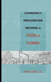 Hardcover Community Participation Methods in Design and Planning Book