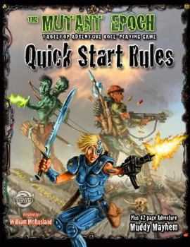 Paperback The Mutant Epoch RPG Quick Start Rules Book