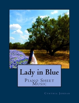 Paperback Lady in Blue: Piano Sheet Music Book