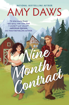 Paperback Nine Month Contract: A Grumpy Sunshine Surrogacy Romance Book