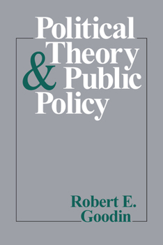 Paperback Political Theory and Public Policy Book
