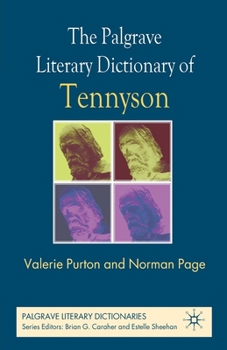 Paperback The Palgrave Literary Dictionary of Tennyson Book