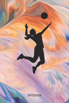 Notebook: Volleyball Coach Planner / Organizer / Lined Notebook (6" x 9")