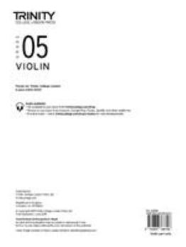 Sheet music Trinity College London Violin Exam Pieces 2020-2023: Grade 5 (Violin Part Only) Book