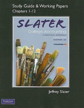 Paperback College Accounting: Study Guide + Working Papers 1-12 Book