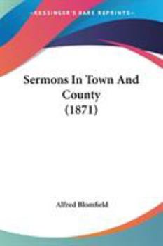 Paperback Sermons In Town And County (1871) Book