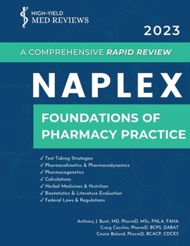 Paperback 2023 NAPLEX - Foundations of Pharmacy Practice: A Comprehensive Rapid Review Book