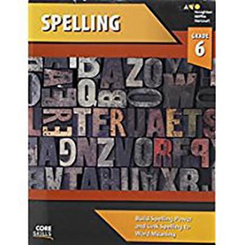 Paperback Core Skills Spelling Workbook Grade 6 Book