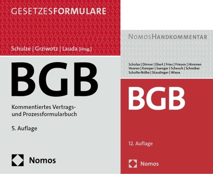 Hardcover BGB Paket 2024: Kommentiertes Vertrags- Und Prozessformularbuch + Handkommentar [German] Book