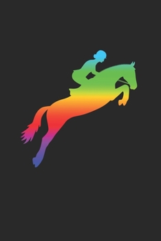 Springreiten: Notizbuch / Tagebuch / Trainingsbuch Springen - DIN A5 120 Seiten liniert -  Pferde Geschenk Pony (German Edition)