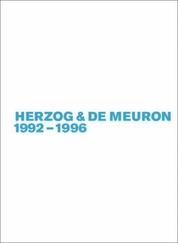 Perfect Paperback Herzog & de Meuron 1992-1996 [German] Book